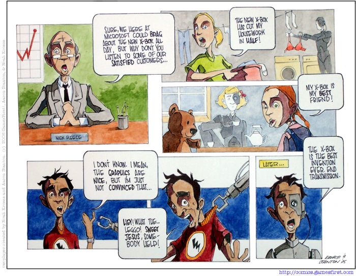 twoplayer comic: Meet Xbox 2 (Part 1)