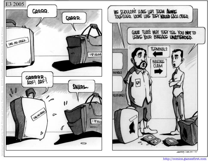 twoplayer comic: Too Ugly for E3