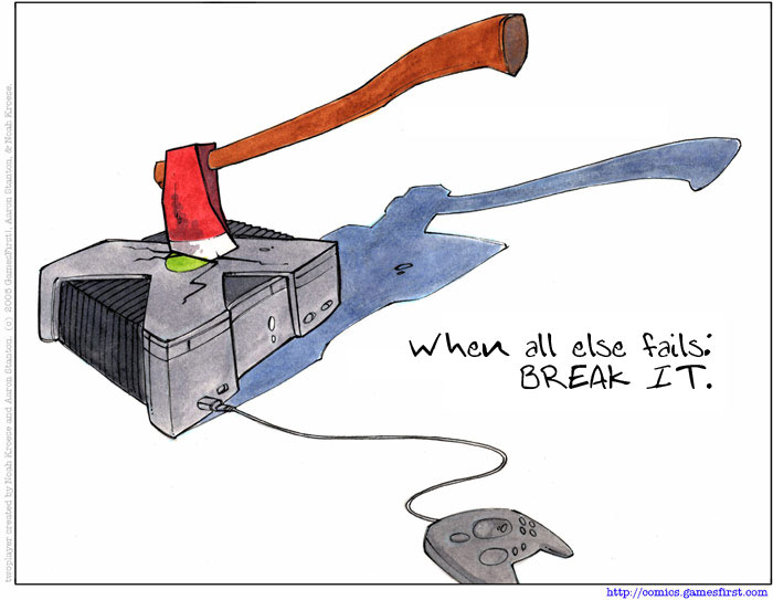 twoplayer comic: When All Else Fails