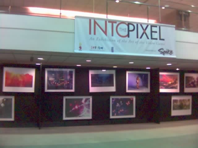 the industry sponsored game art show is not nearly as cool as other exhibitions happening around town this week