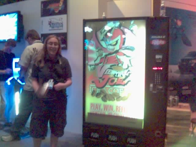 sarah gets some co-branded coffee