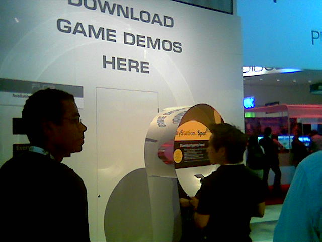 Downloading PSP demos.